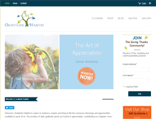 Tablet Screenshot of gratitudehabitat.com